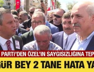 AK Parti Sözcüsü Çelik’ten Özgür Özel’e tepki