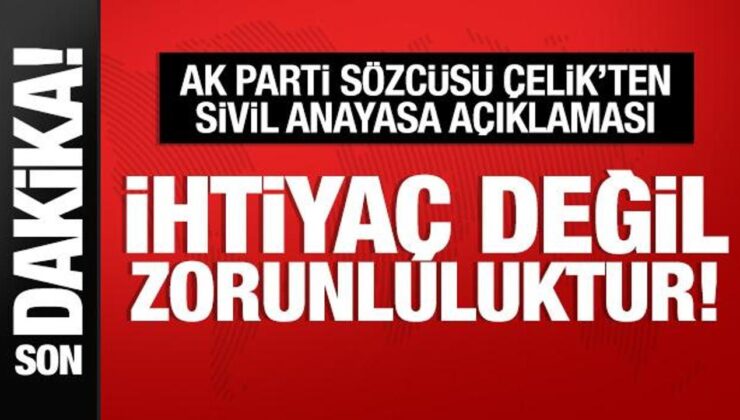 AK Parti’nin MYK toplantısı sona erdi! Ömer Çelik’ten sivil anayasa açıklaması