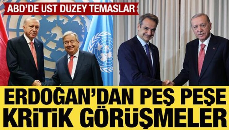 Cumhurbaşkanı Erdoğan, Miçotakis ile görüştü: Kritik toplantı için tarih verildi