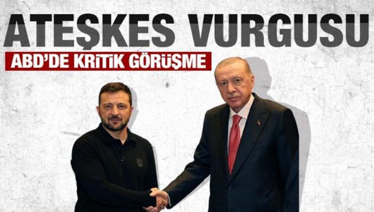 Cumhurbaşkanı Erdoğan, Zelenskiy ile görüştü