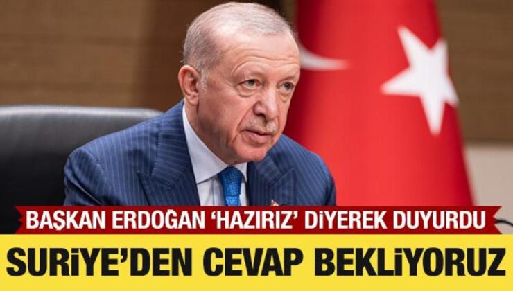 Cumhurbaşkanı Erdoğan’dan Suriye açıklaması: Esad ile görüşmeye hazırız!