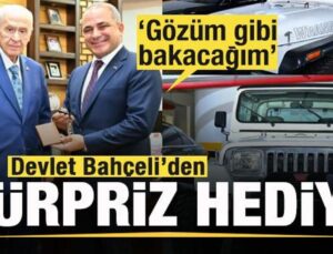 Devlet Bahçeli’den sürpriz otomobil hediyesi