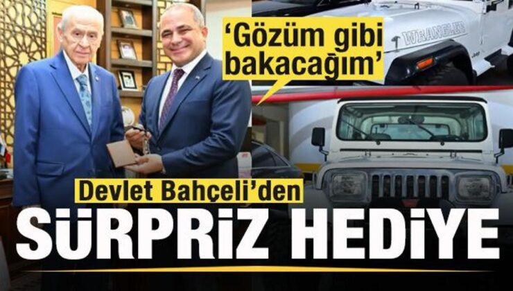 Devlet Bahçeli’den sürpriz otomobil hediyesi