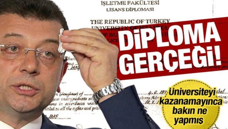 İmamoğlu’nun diploma gerçeği… Üniversiteyi kazanamayınca Kıbrıs formülü nasıl işletildi?