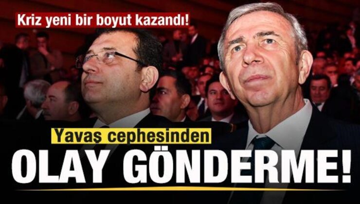 Kriz yeni bir boyut kazandı! Mansur Yavaş cephesinden İmamoğlu’na olay sözler