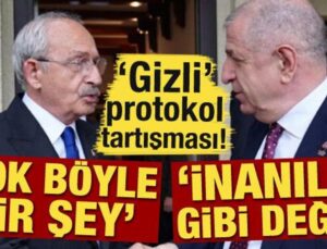 Protokol tartışması! Kılıçdaroğlu ‘yok’ dedi Özdağ ‘inanılır gibi değil’