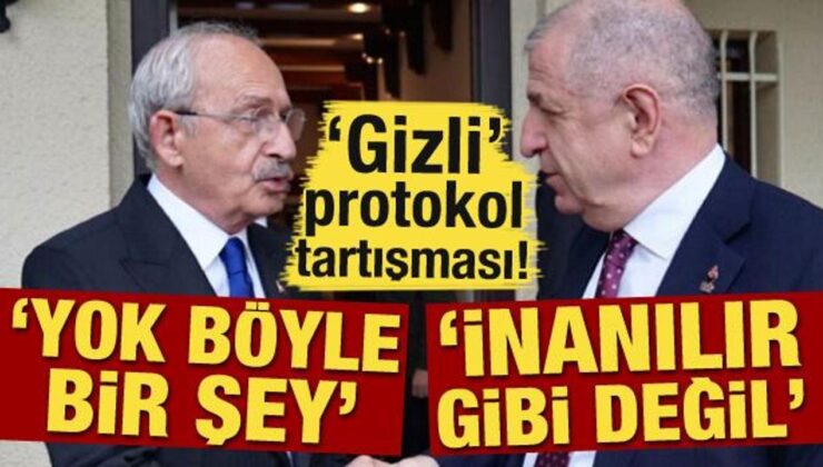 Protokol tartışması! Kılıçdaroğlu ‘yok’ dedi Özdağ ‘inanılır gibi değil’