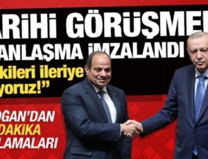 Son dakika: 17 anlaşma imzalandı! Erdoğan ile Sisi’den son dakika açıklamaları…