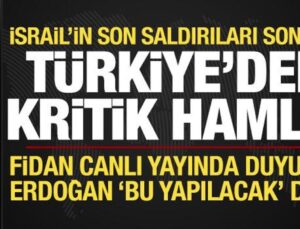 Son dakika: İsrail’in saldırıları sonrası Türkiye’den kritik hamle! Hakan Fidan duyurdu…