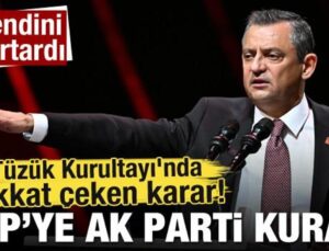 Tüzük Kurultayı’nda dikkat çeken karar! CHP’ye AK Parti kuralı