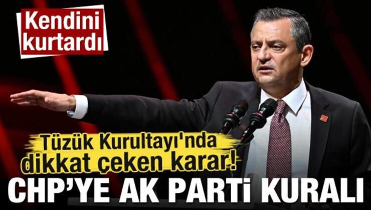 Tüzük Kurultayı’nda dikkat çeken karar! CHP’ye AK Parti kuralı